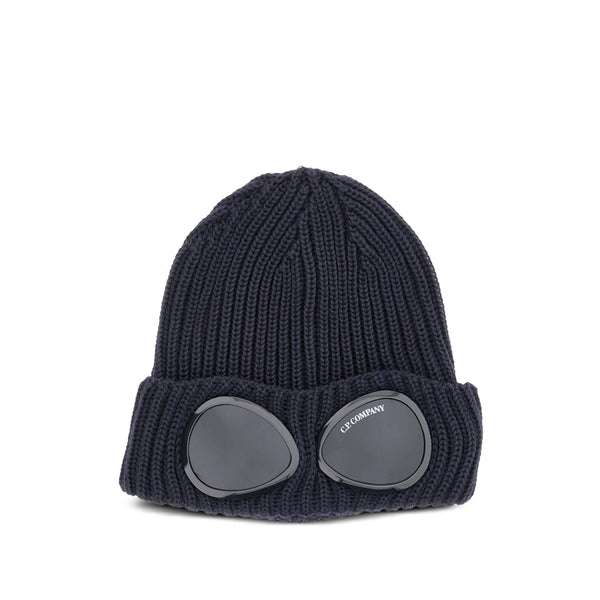 Hat Ribbed Wool - Blue