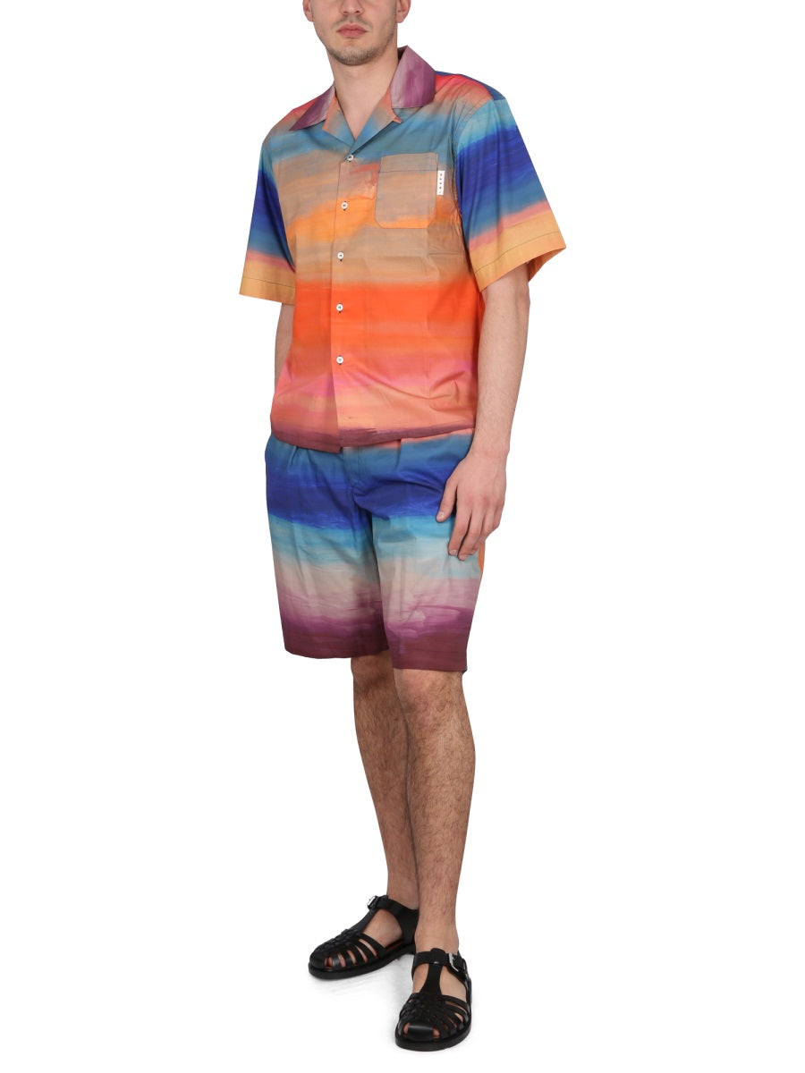 Cotton Bermuda Shorts Multicolour