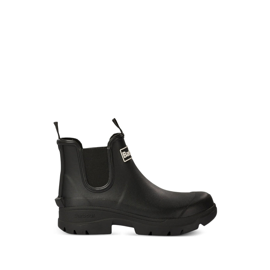 Black Slip-On Ankle Boots