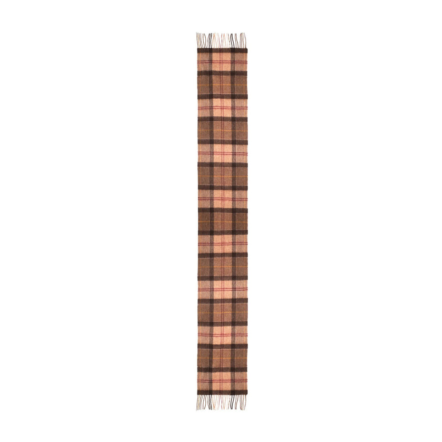 Scarf Plaid Wool And Cashmere Brown-Neutrals Brown/neutrals Lambswool