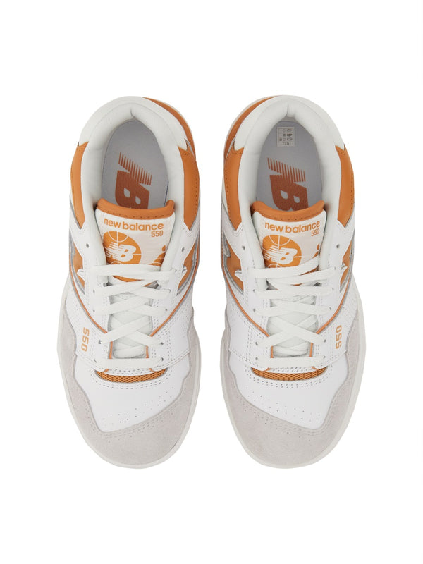 Sneaker 550 White Leather And S Trainers