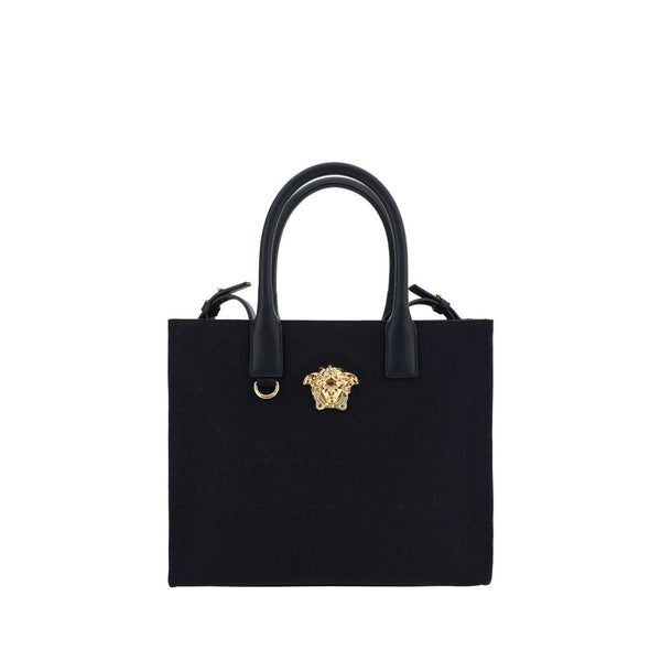 Versace 100% Cotton shoulder bag in black