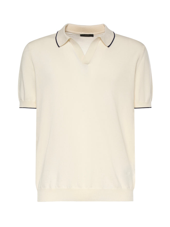 Fay T-shirts and Polos White Cotton