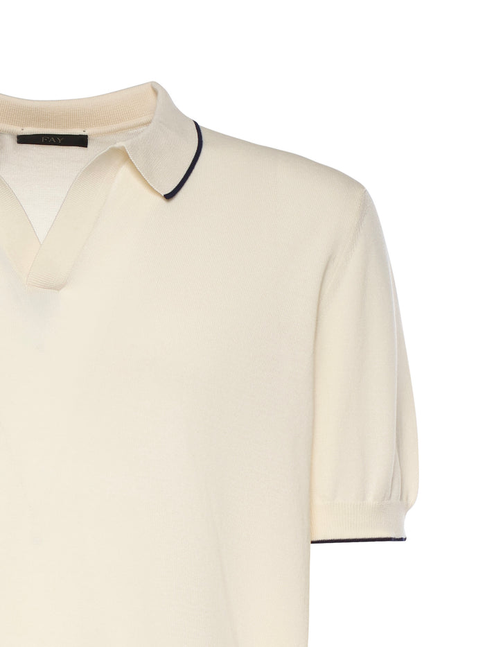 Fay T-shirts and Polos White Cotton