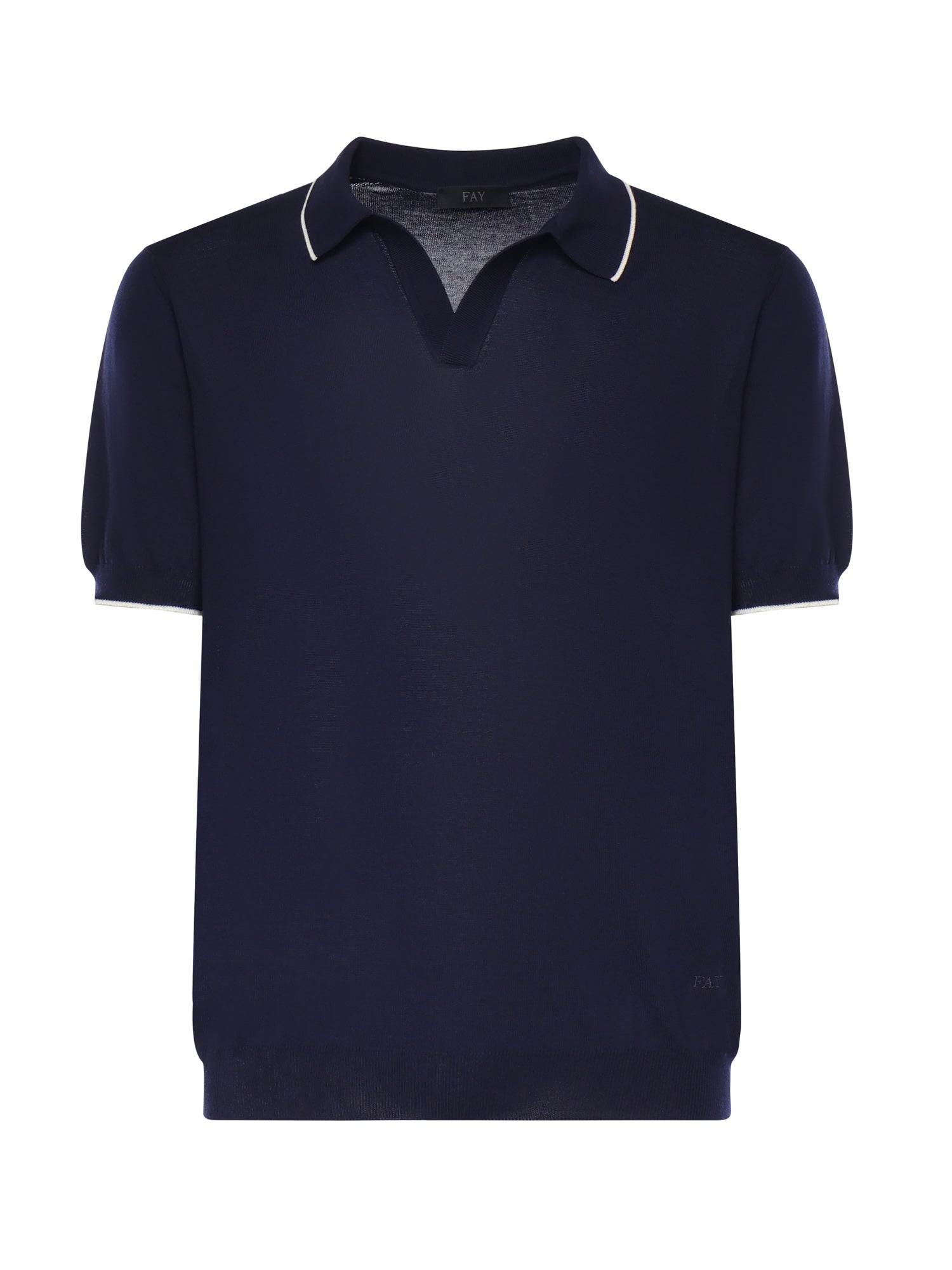 Fay T-shirts and Polos Blue Cotton