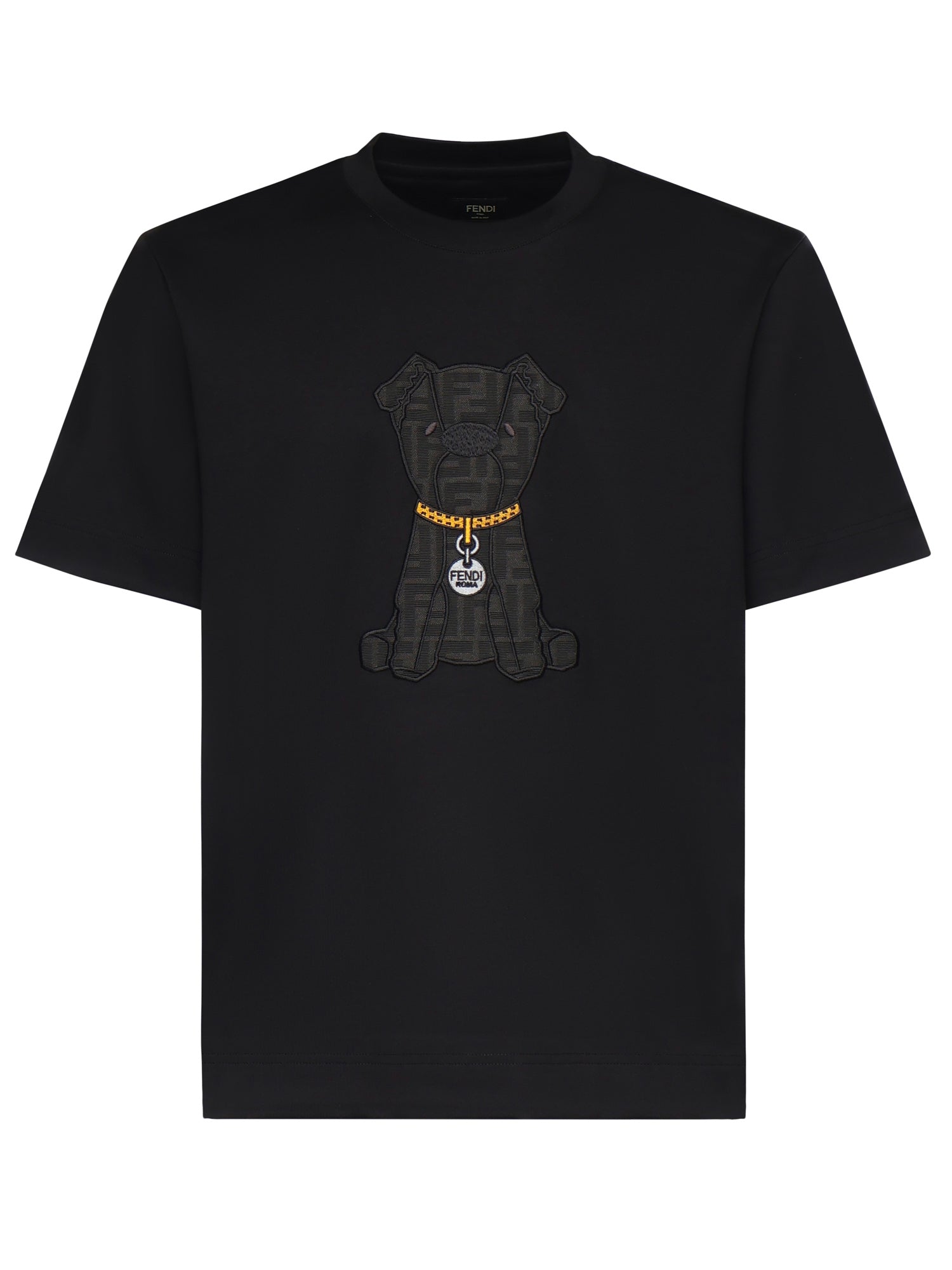 Fendi T-shirts and Polos Black Cotton