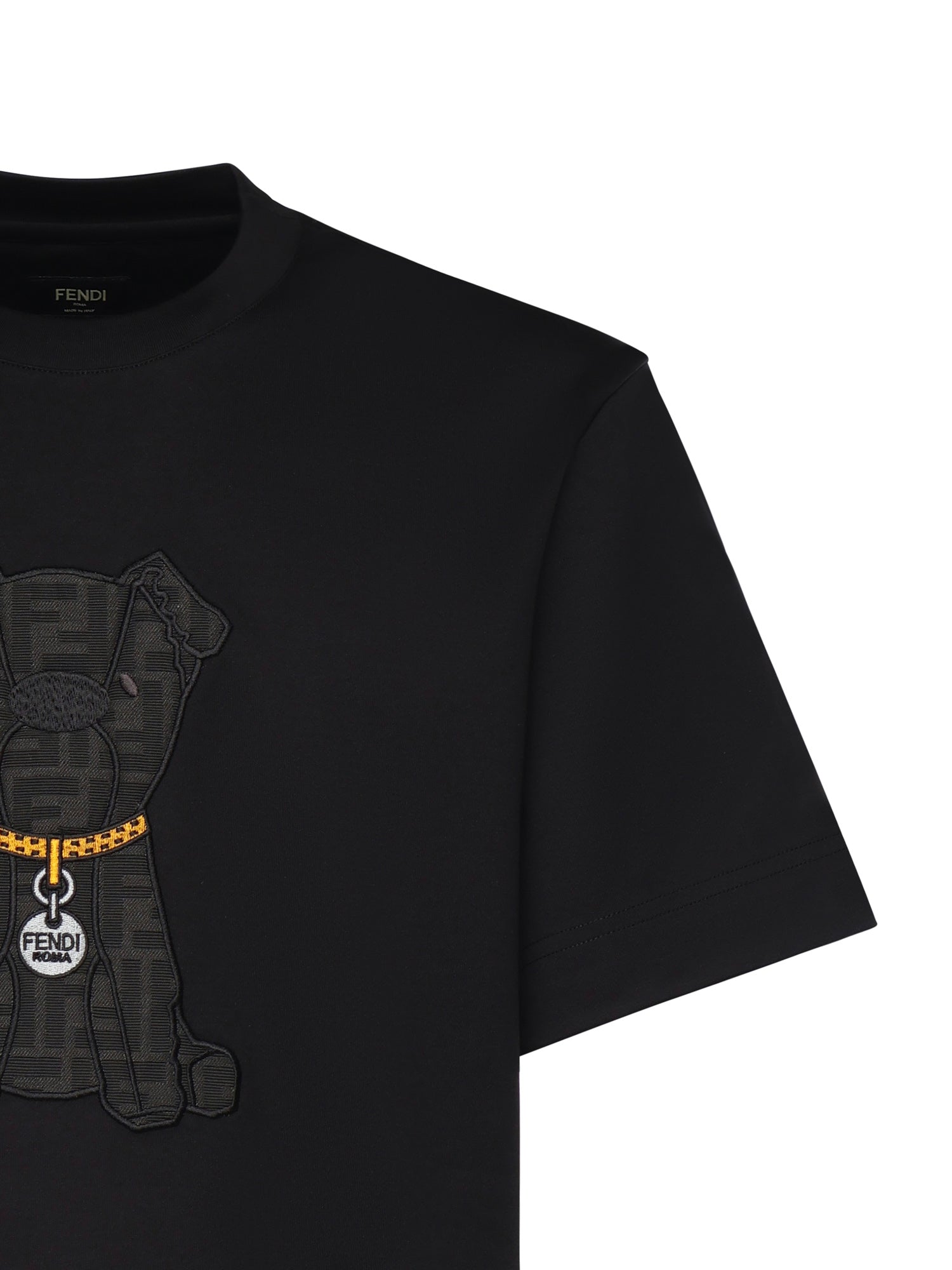 Fendi T-shirts and Polos Black Cotton