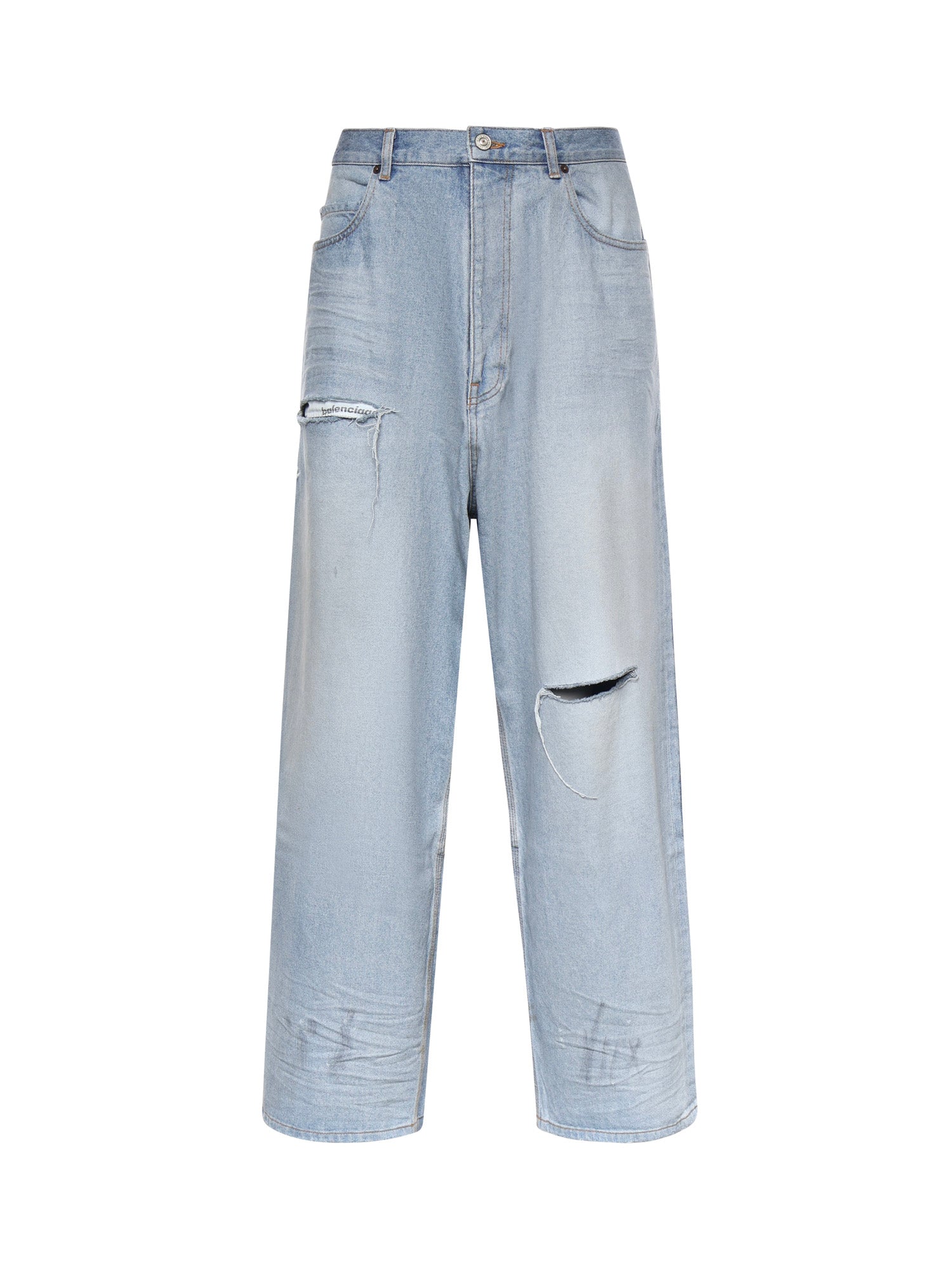 Balenciaga Jeans Blue Cotton
