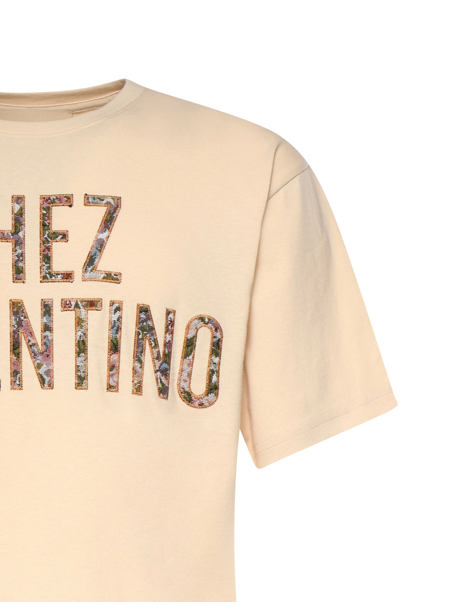 Valentino Garavani T-shirts and Polos Beige Cotton