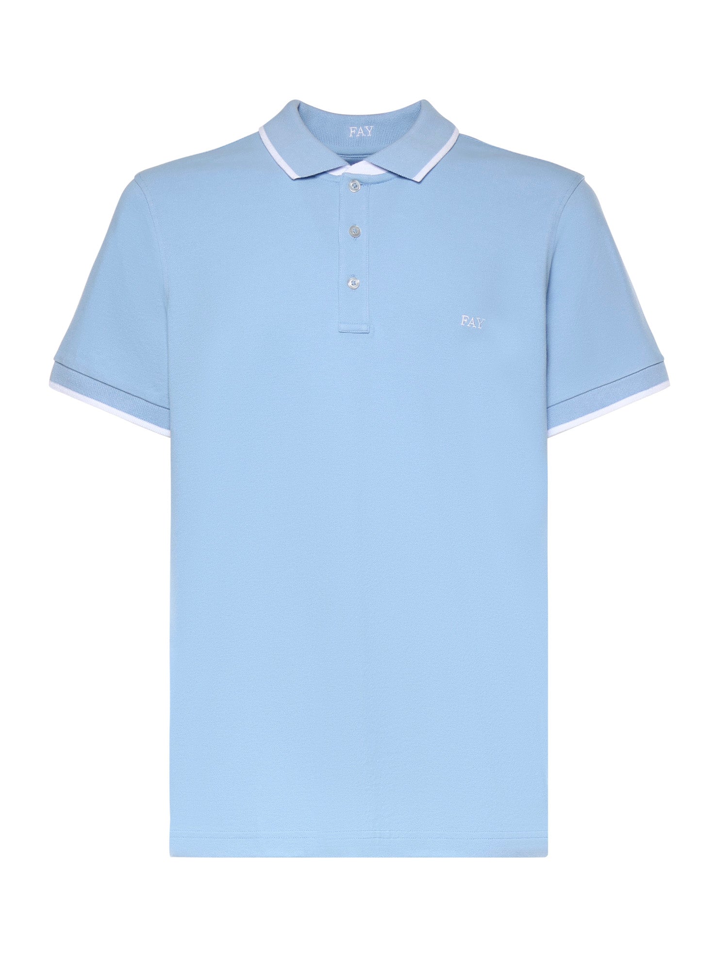 Fay T-shirts and Polos Blue Cotton