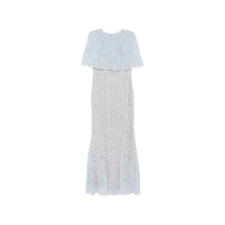 Dress Lace Blue-Neutrals Blue/neutrals Outer: Cotton