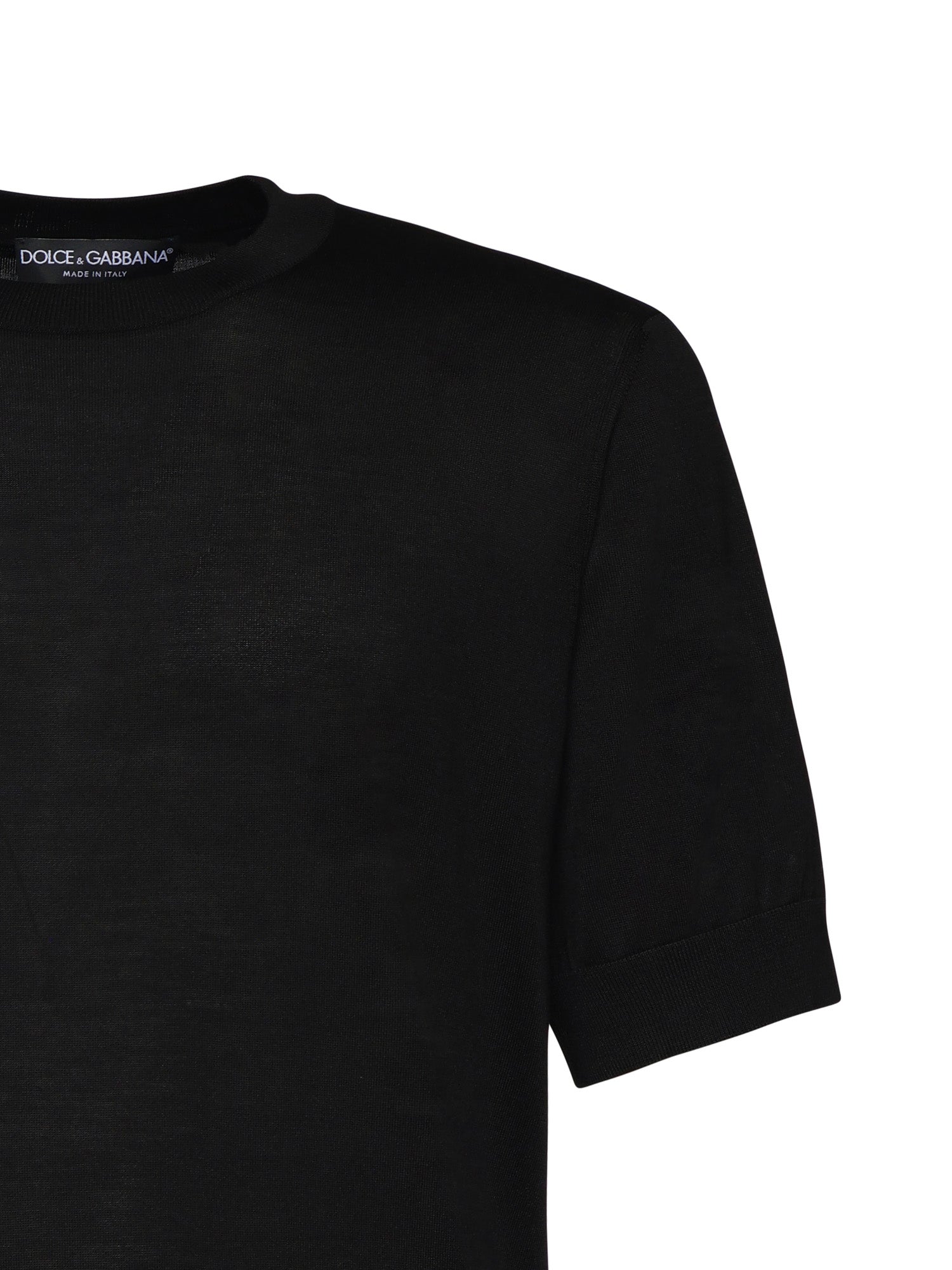 Dolce & Gabbana Sweaters Black Silk