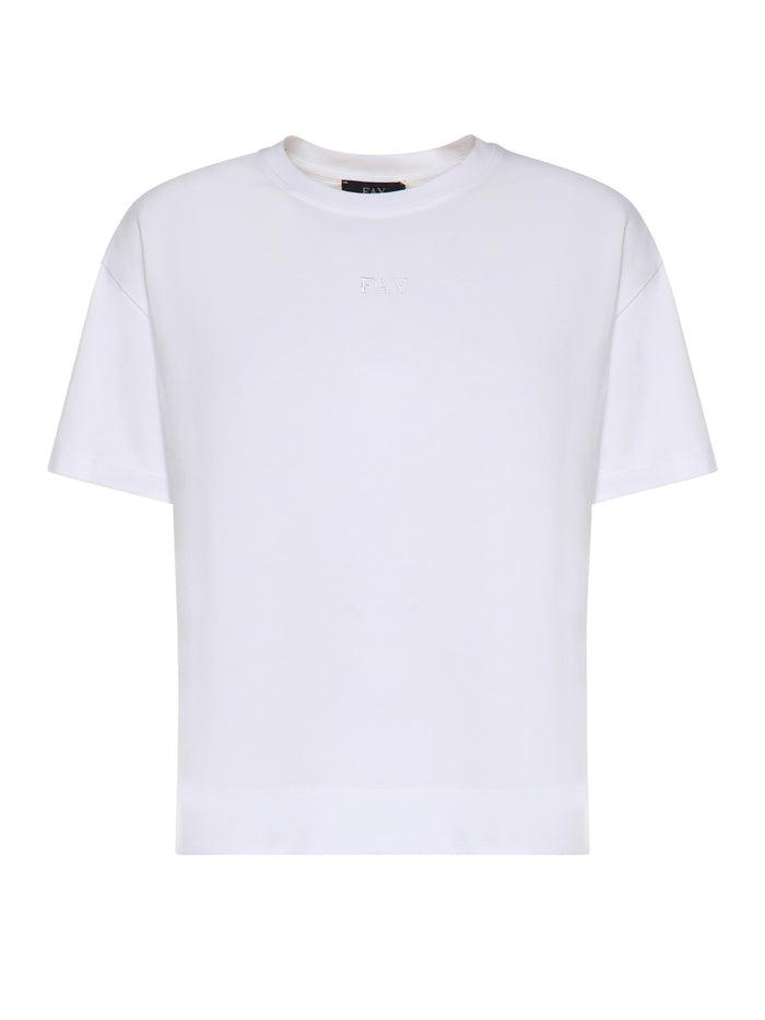 Fay T-shirts and Polos White Cotton