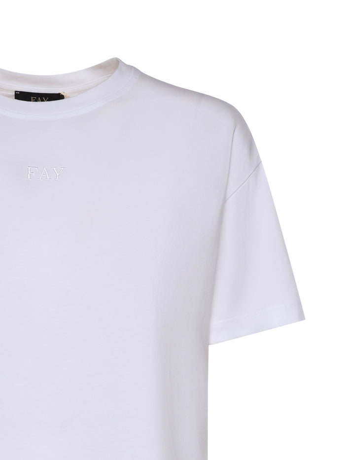Fay T-shirts and Polos White Cotton