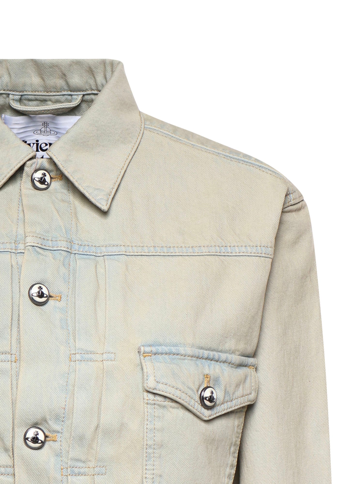 Vivienne Westwood Coats Blue Cotton
