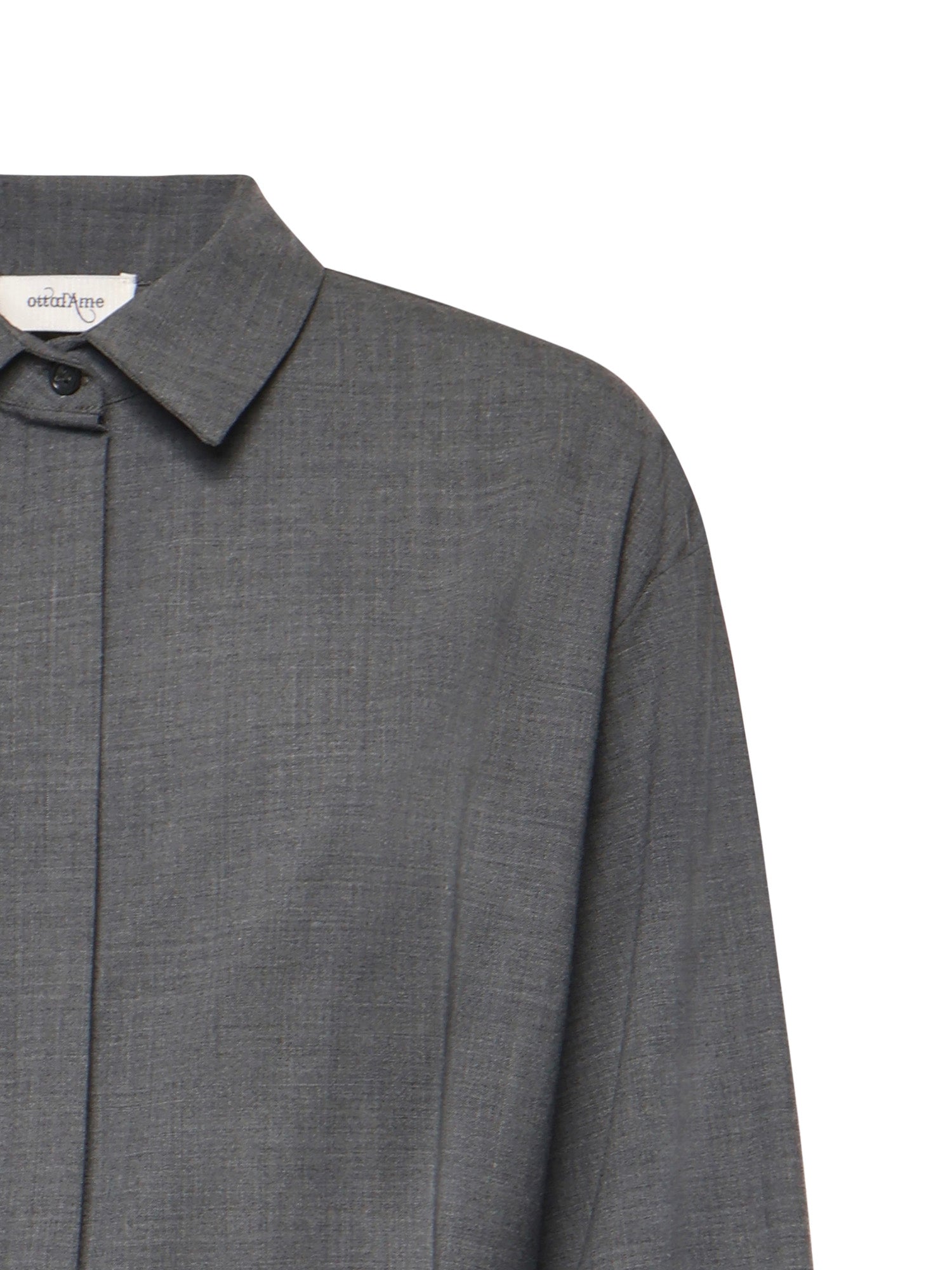 OTTODAME Dresses Grey Acrylic Viscose