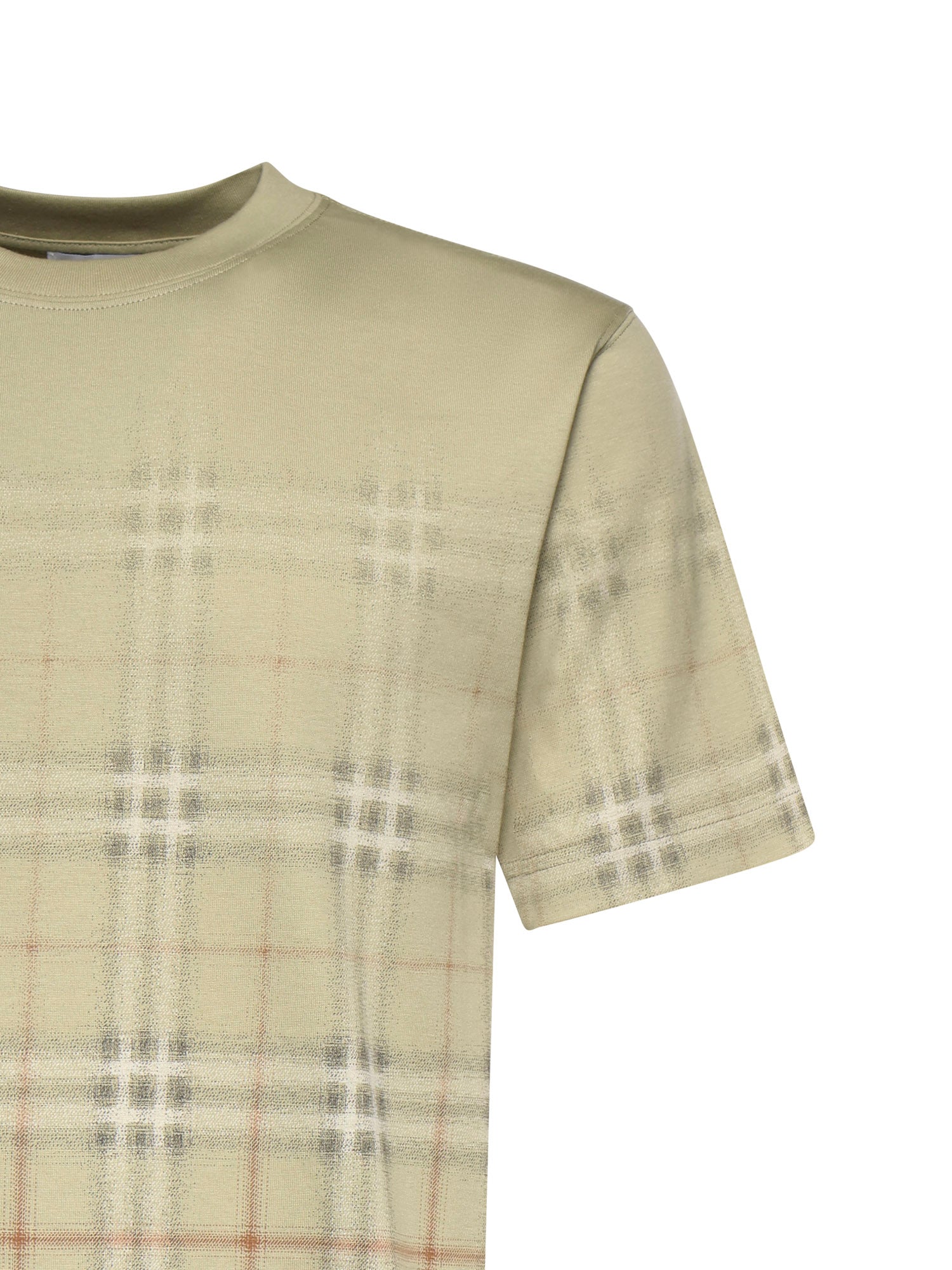 Burberry T-shirts and Polos Glade Green Cotton