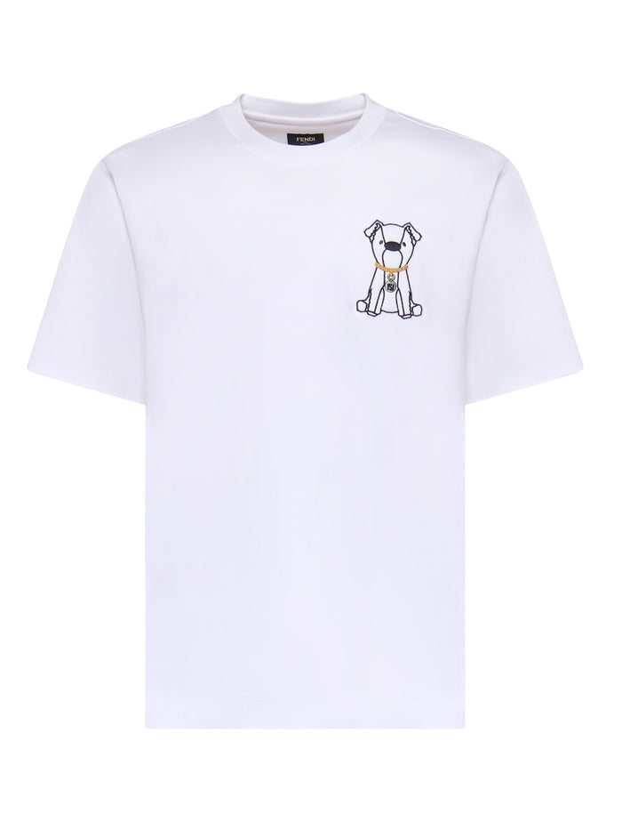 Fendi T-Shirts And Polos White Cotton