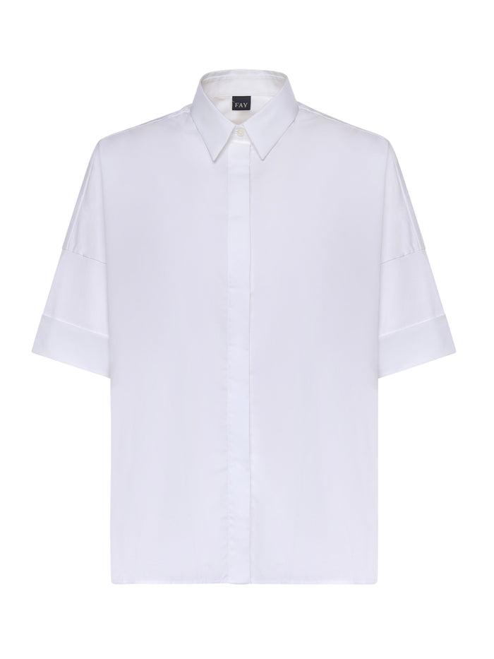 Fay Shirts White Cotton