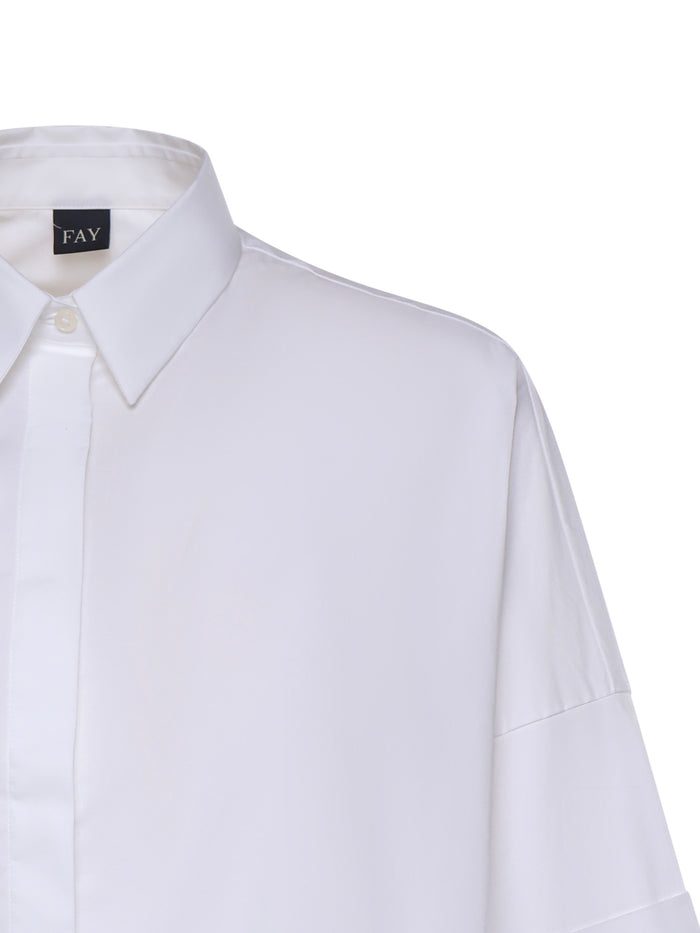 Fay Shirts White Cotton