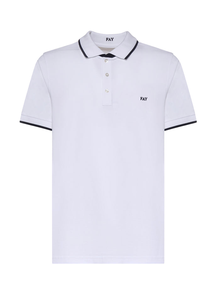 Fay T-shirts and Polos White Cotton