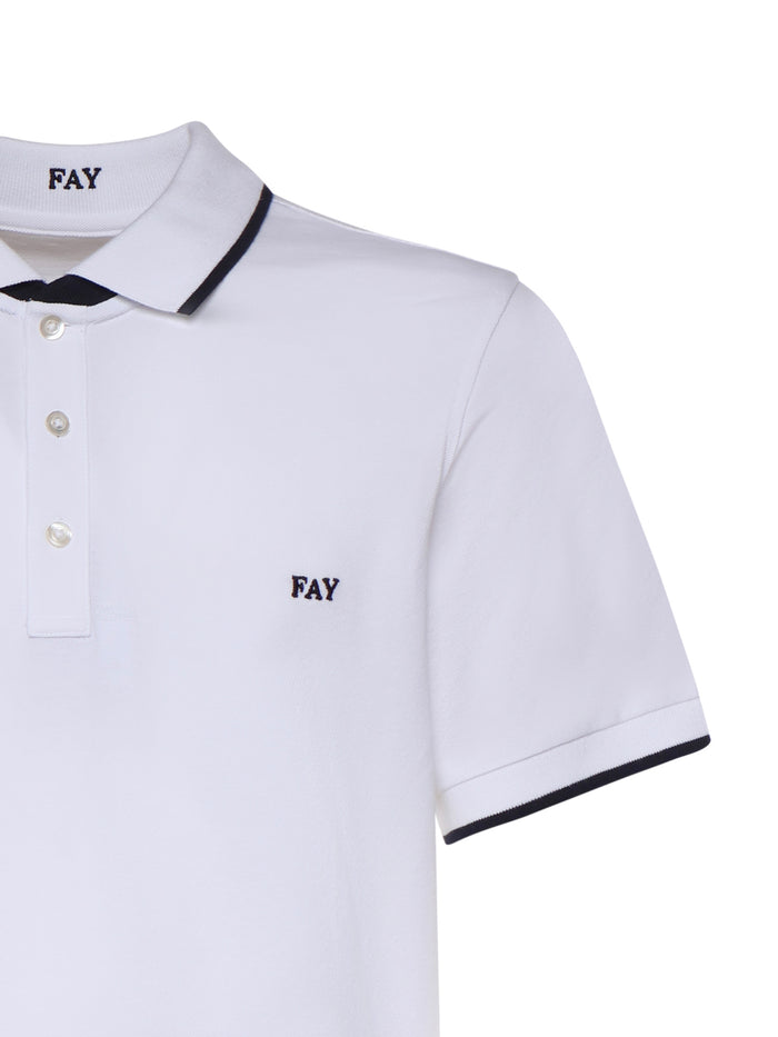 Fay T-shirts and Polos White Cotton