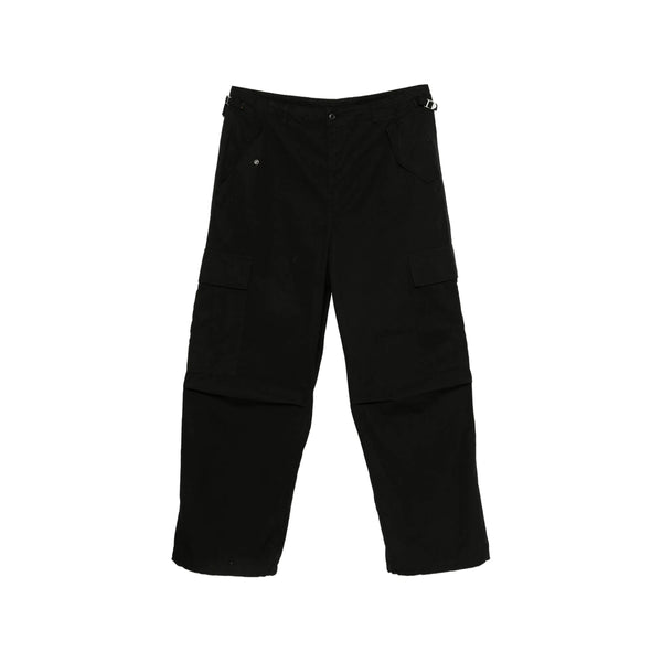 Trousers Simple Pant Black Cotton