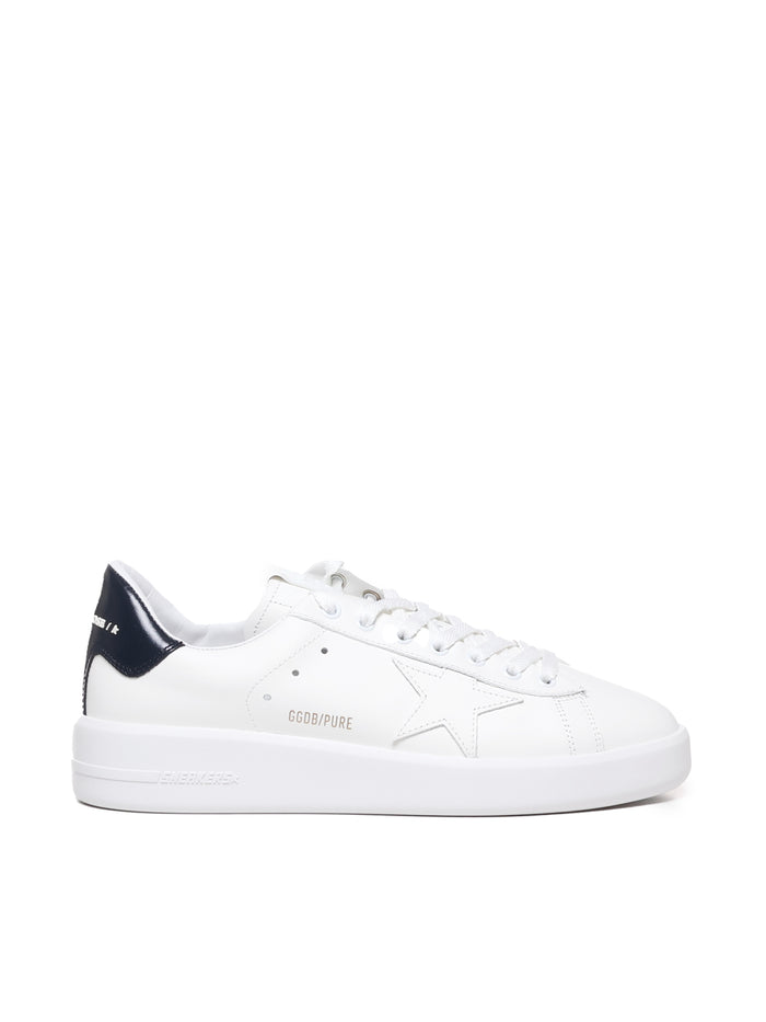 Golden Goose Sneakers White Blue Cowskin