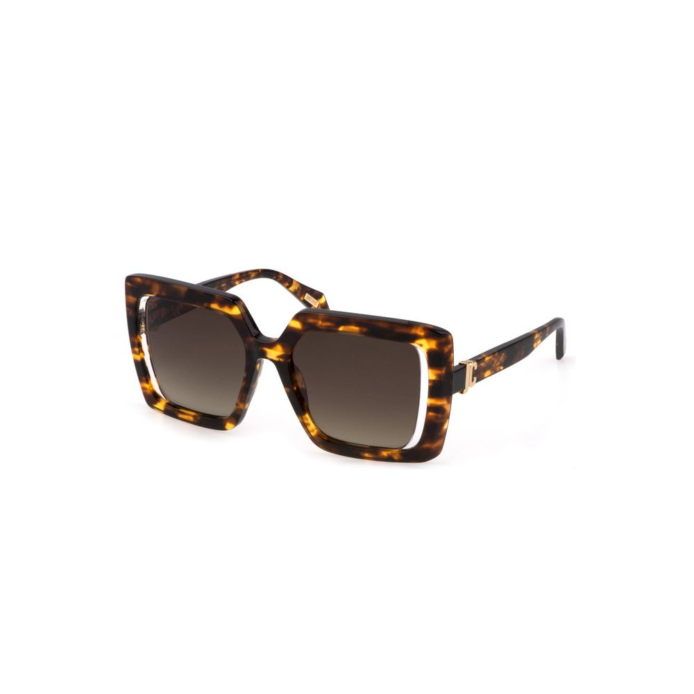 Brown Plastic Women Sunglass Accessory
