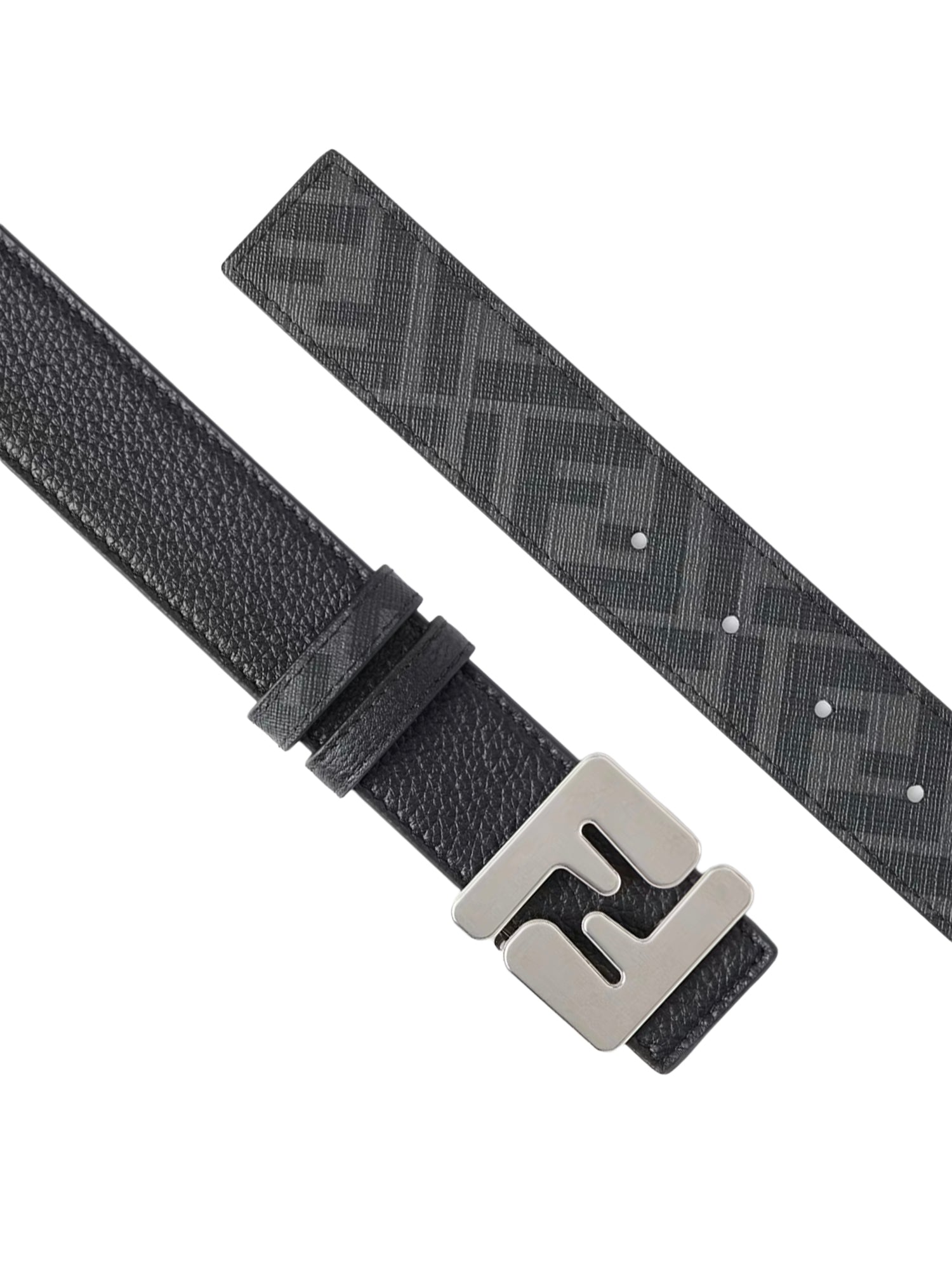 Fendi Belts Black Calfskin