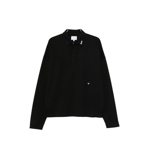 Knit Polo Sweater Blue Shirts