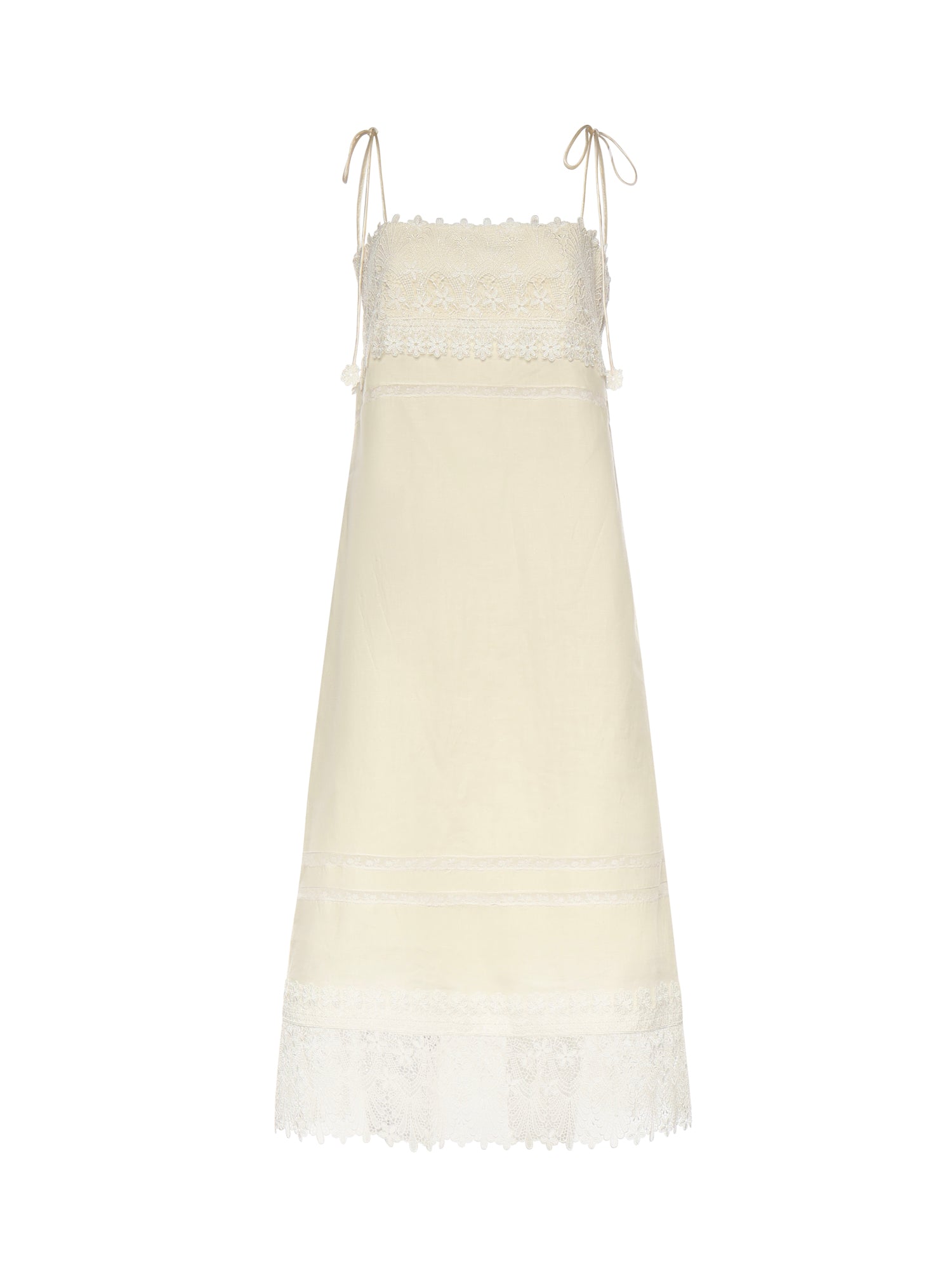 Valentino Garavani Dresses White Linen