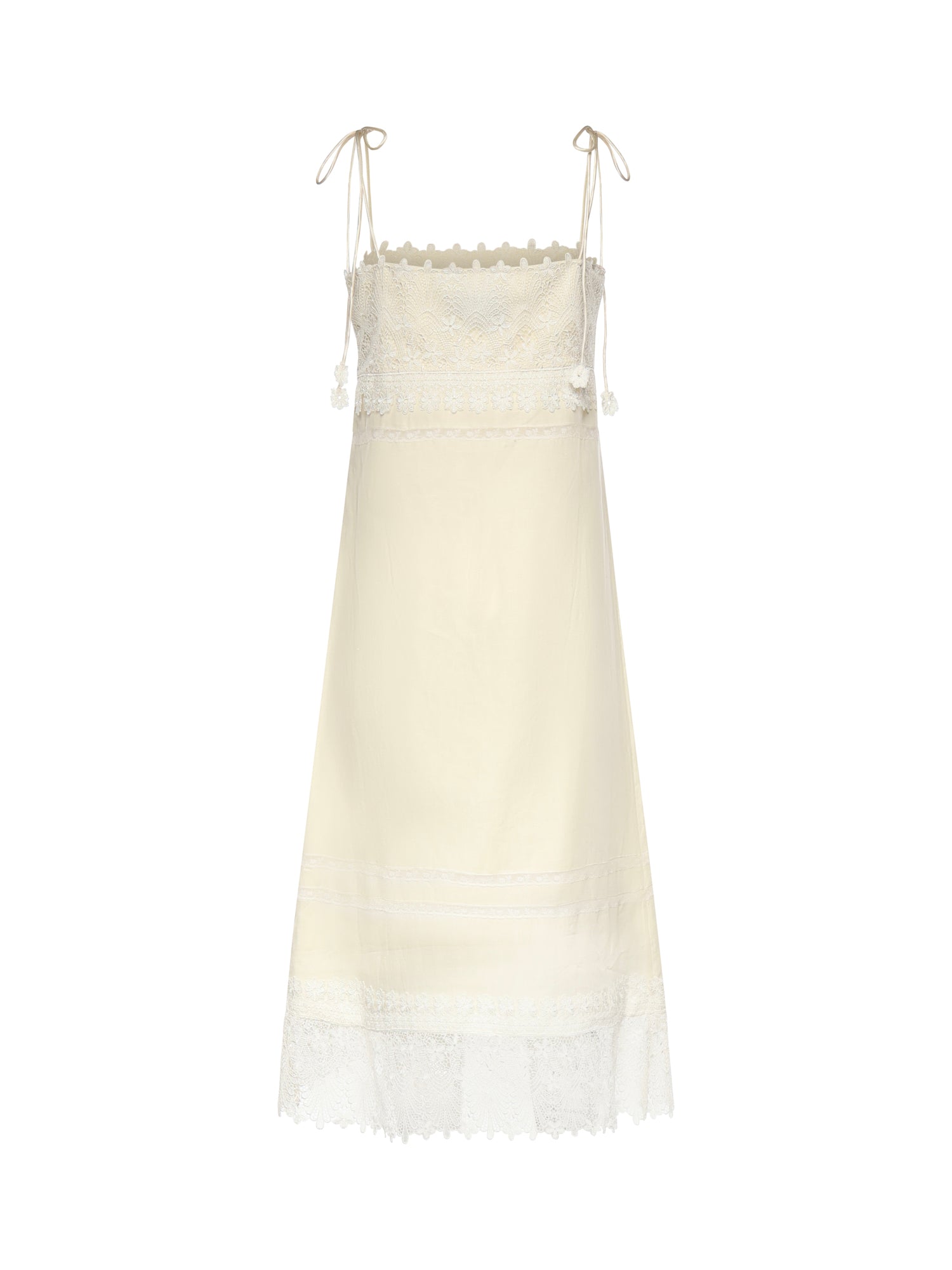 Valentino Garavani Dresses White Linen