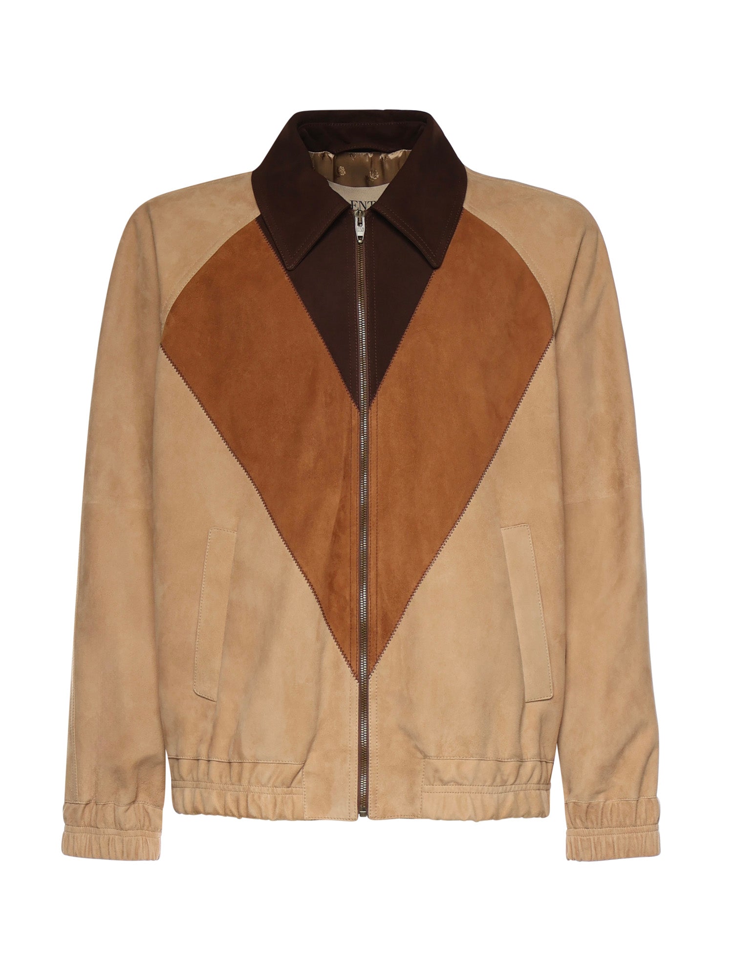 Valentino Garavani Coats Natural, Crayon, Deep Mocha Goatskin