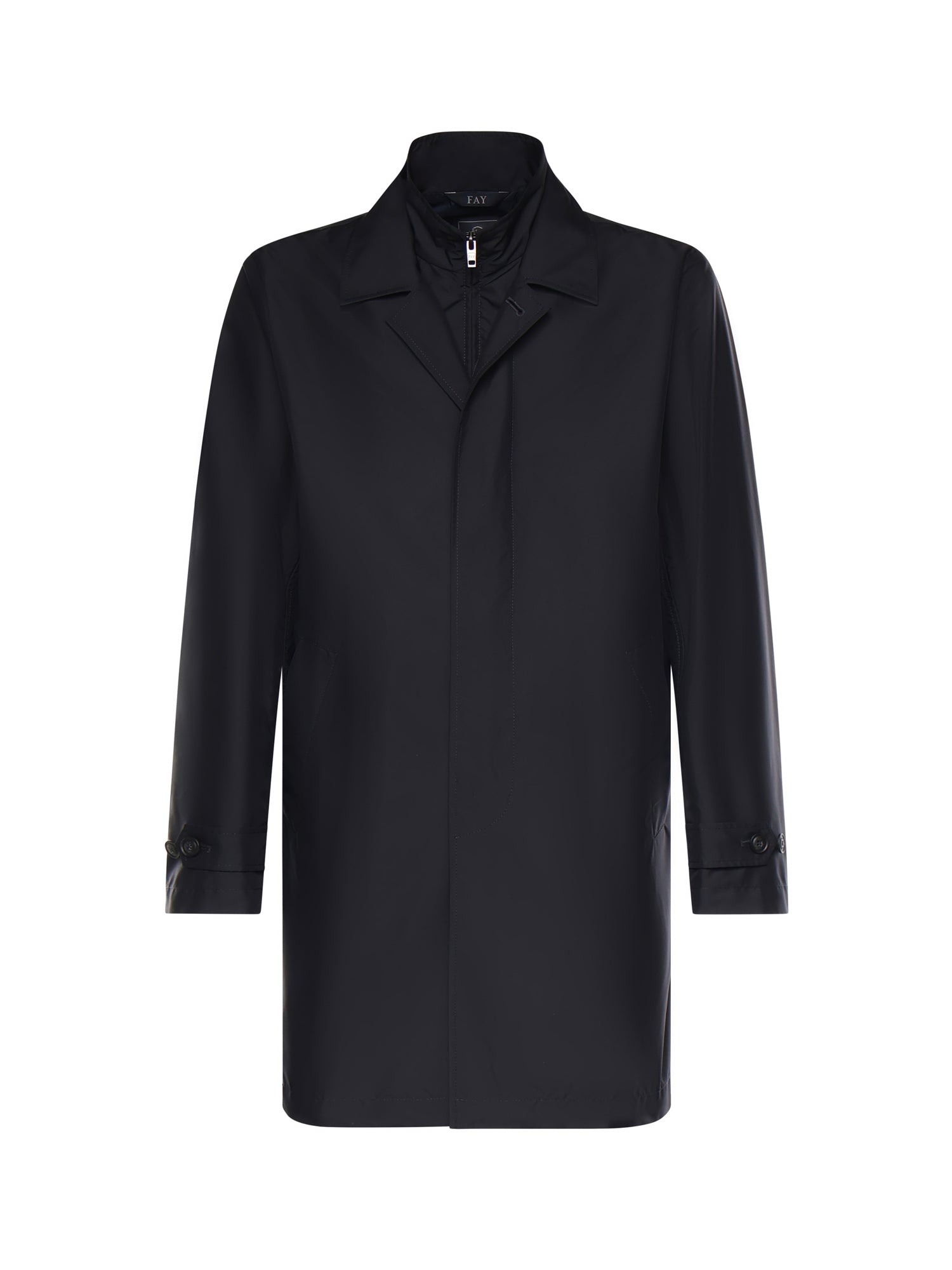 Fay Coats Blue Polyester