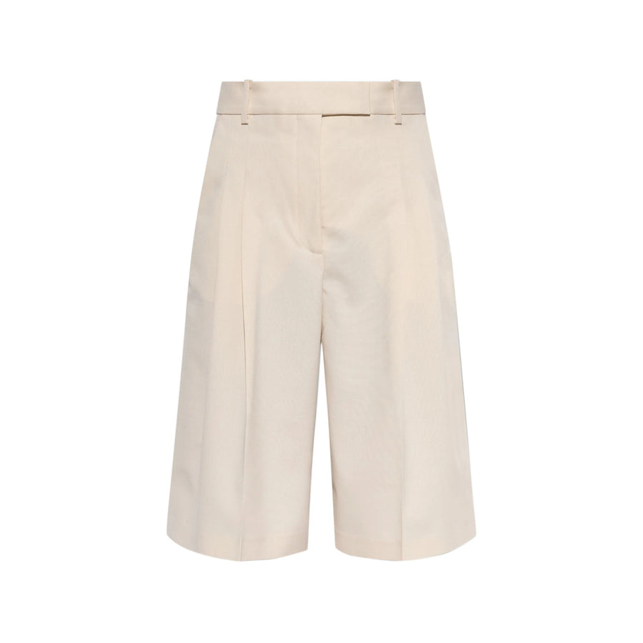 Tailored Shorts White Polyester