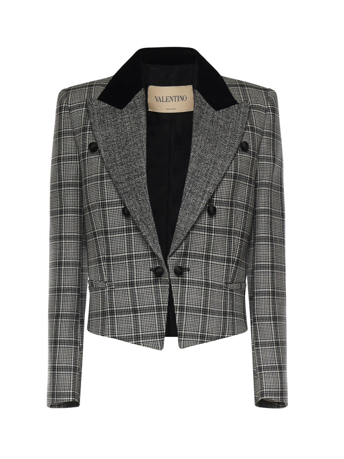 Valentino Garavani Jackets Grey Virgin Wool