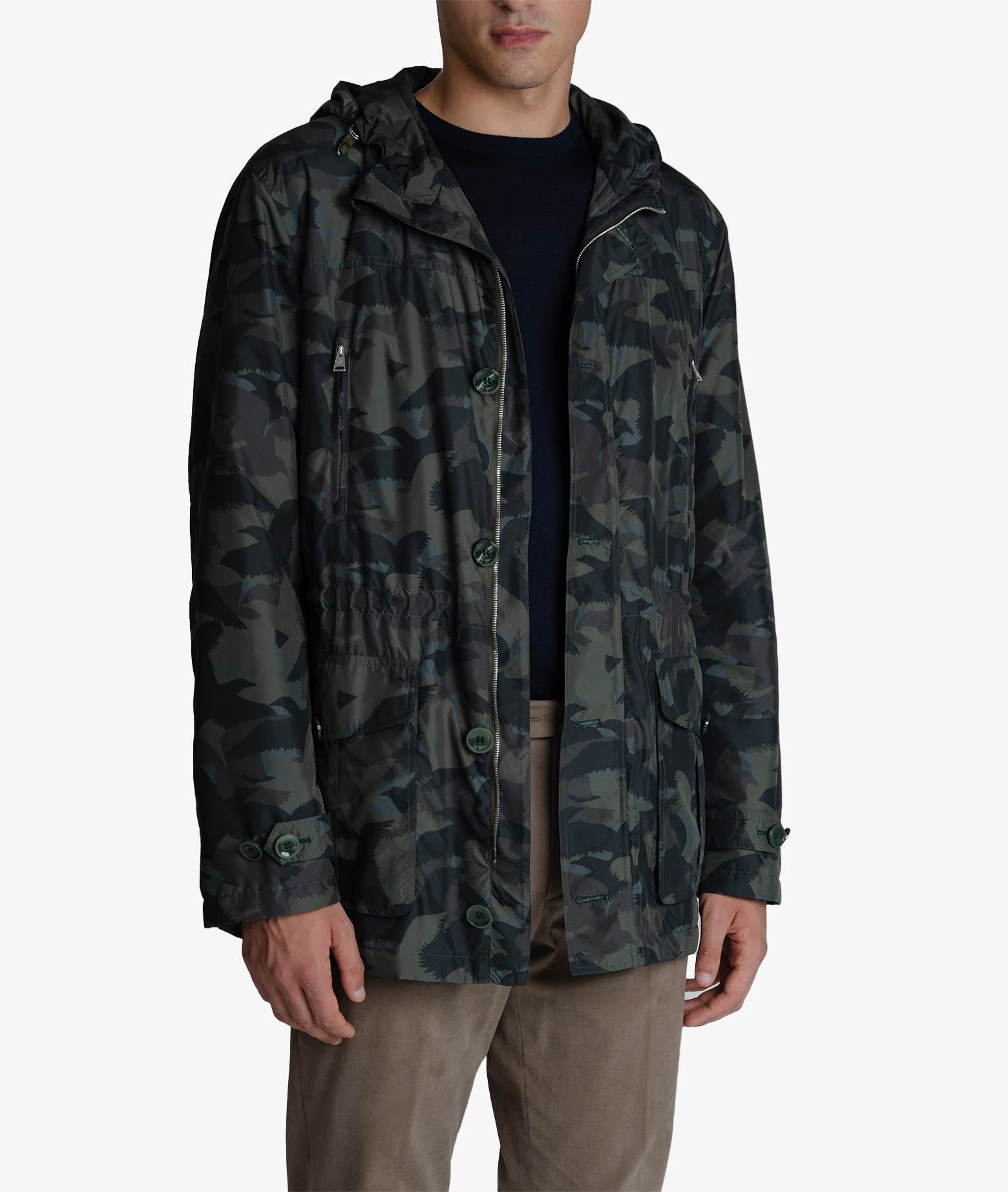 Padded Parka Olive Sportswear Jacket (no Padding)