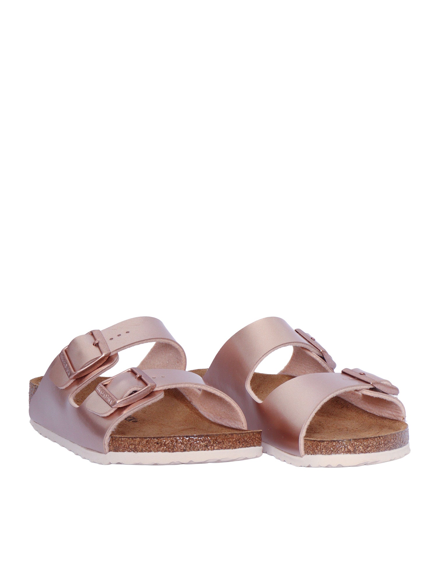Arizona Kids Electric Metallic Copper, Birko Flor Pink Birkoflor Sole In Eva Ciabattina
