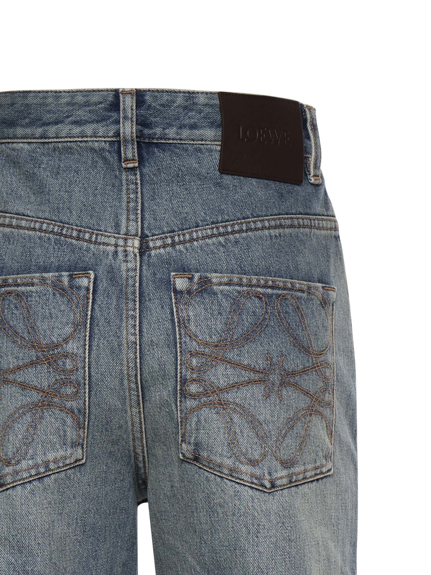 Loewe Jeans Washed Denim Cotton