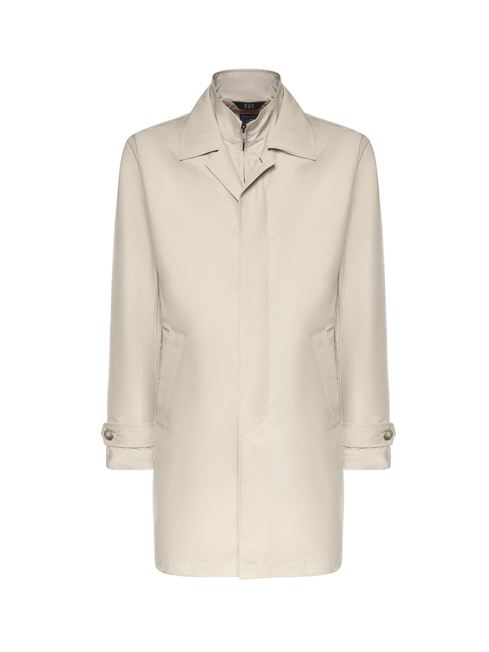 Fay Coats Beige Polyester