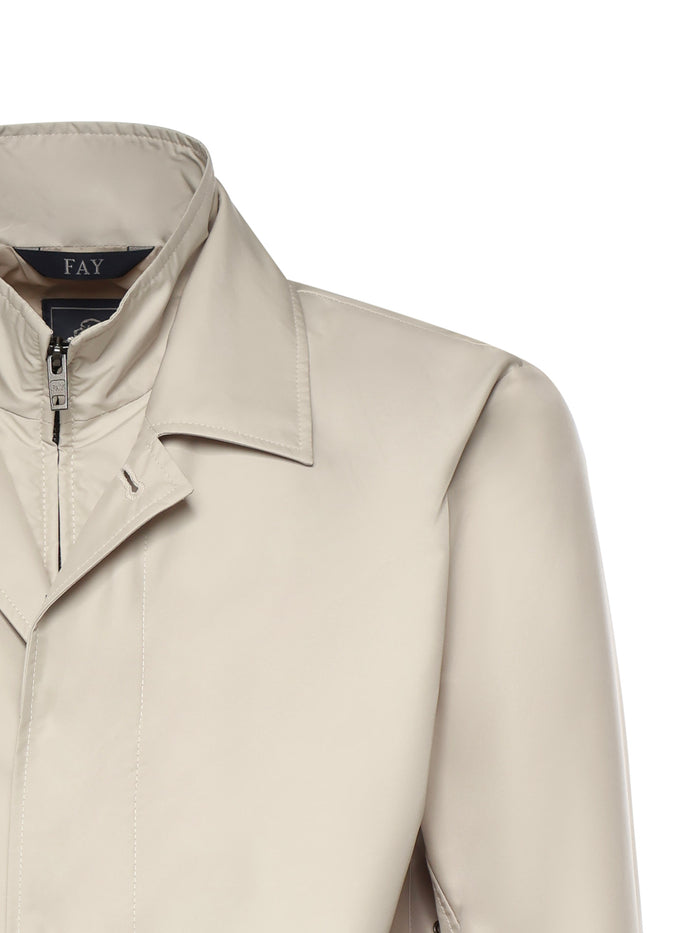 Fay Coats Beige Polyester