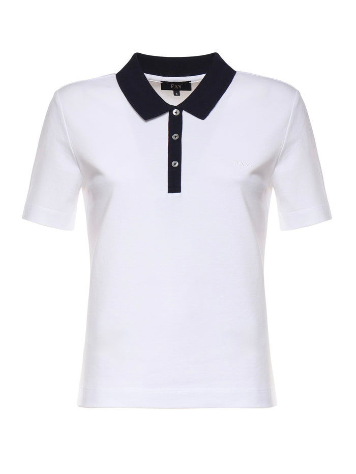 Fay T-shirts and Polos White Cotton
