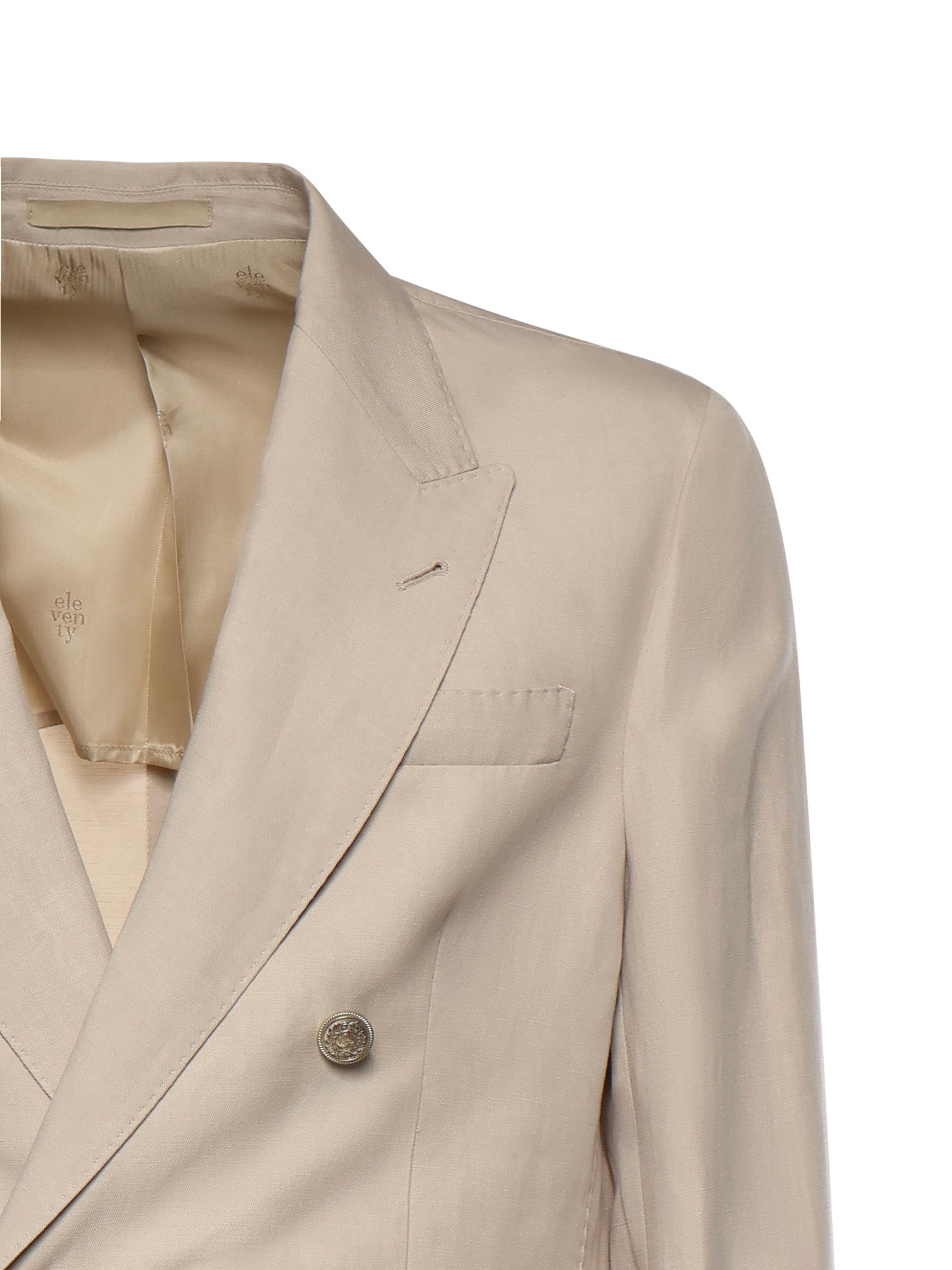 Eleventy Jackets Sand Lyocell Linen