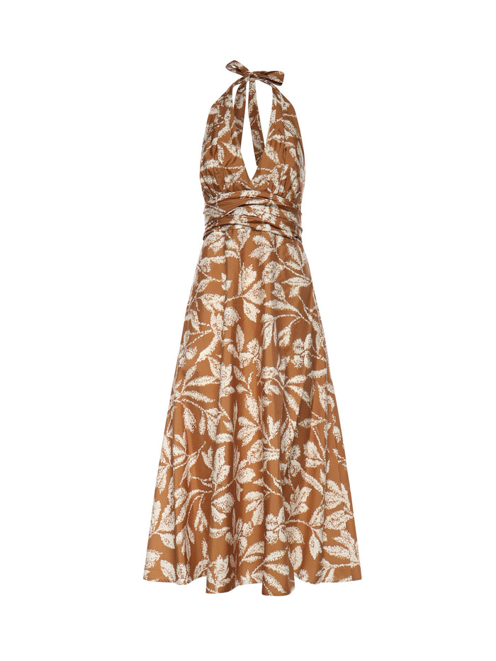 Max Mara Dresses Brown Cotton