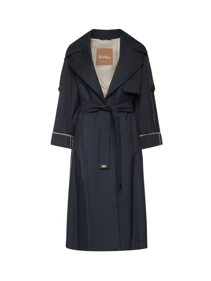MAX MARA THE CUBE Coats Blue Cotton