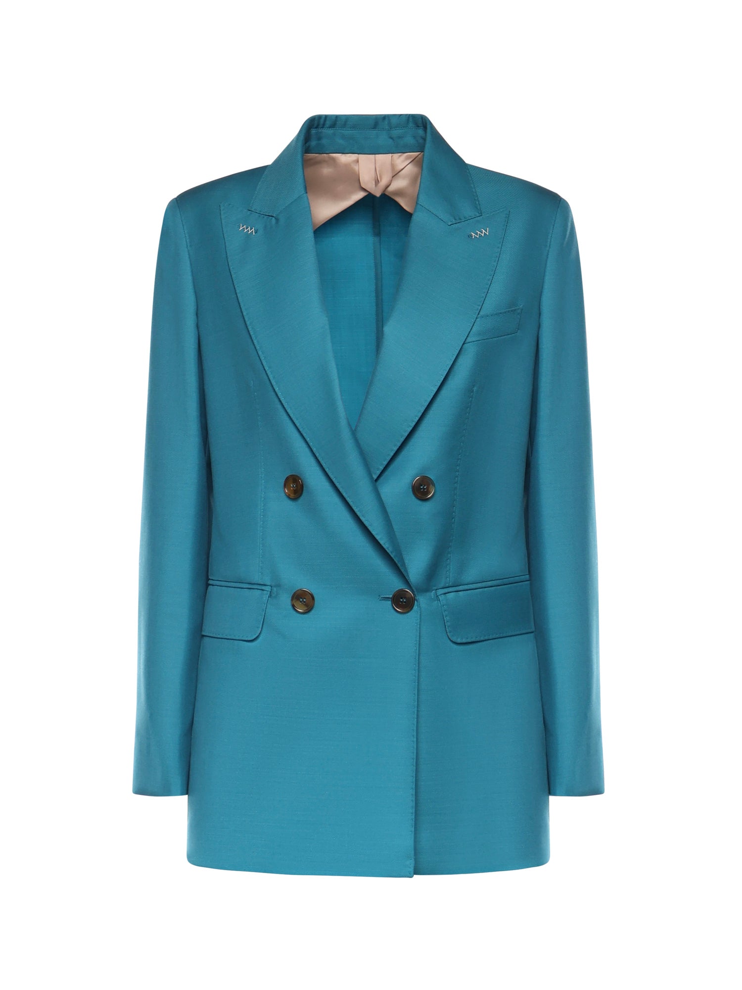 Max Mara Jackets Turchese Virgin Wool