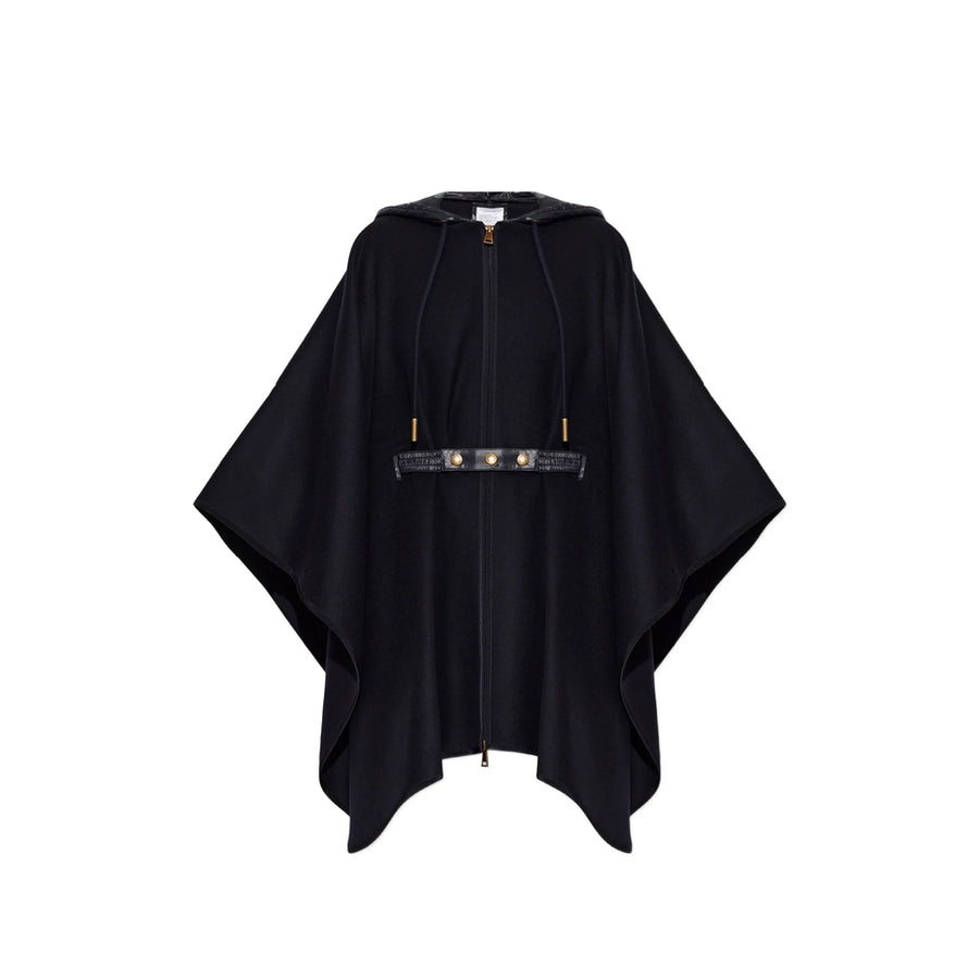 Cape Wool-Blend Blue Coat