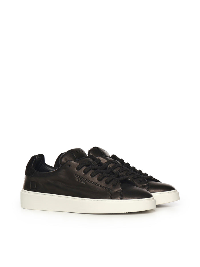 D.A.T.E. Sneakers Black Goatskin