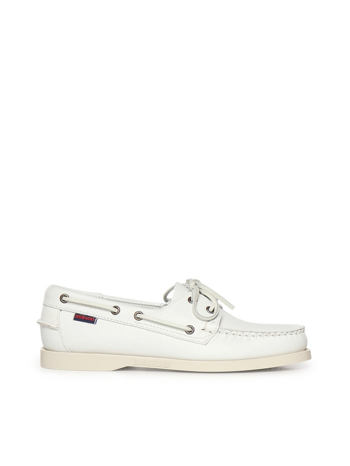 Sebago Flat shoes White Leather